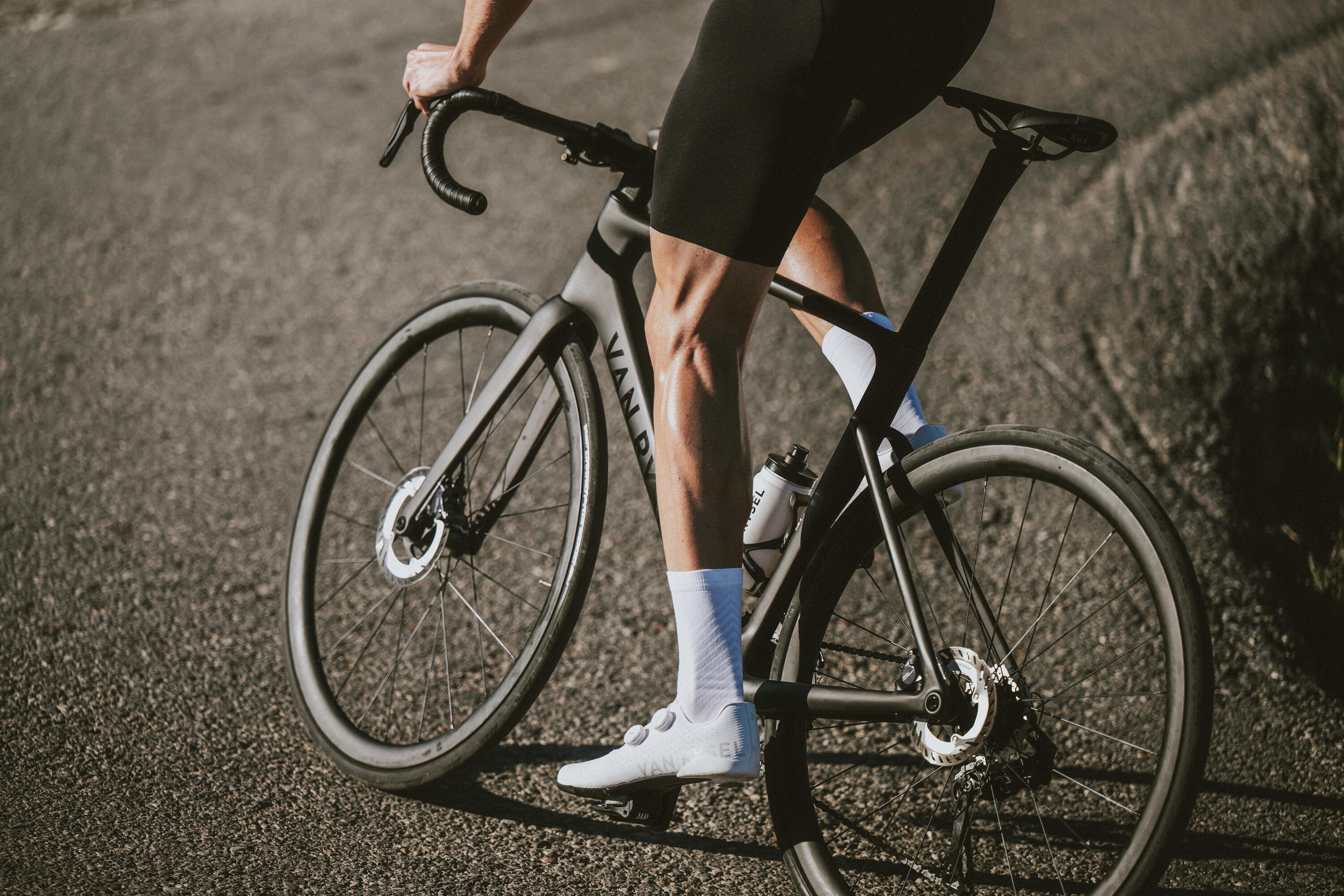Van Rysel RCR Pro Frame Kit Raw Carbon + Fork + Stem + Seat