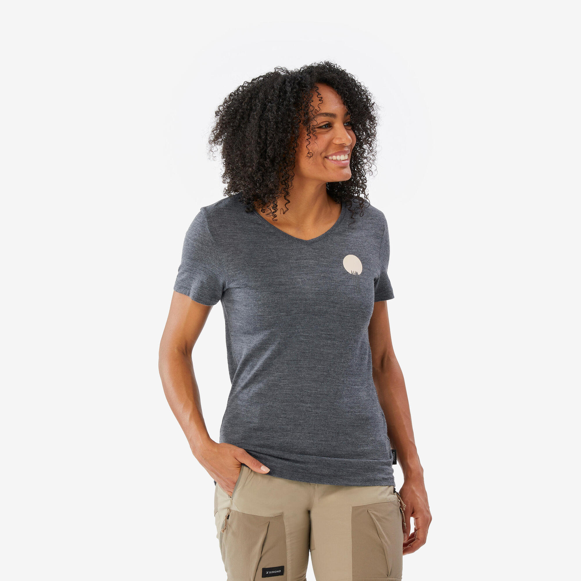 Simond Women's Travel 500 Merino Wool T-Shirt – Decathlon