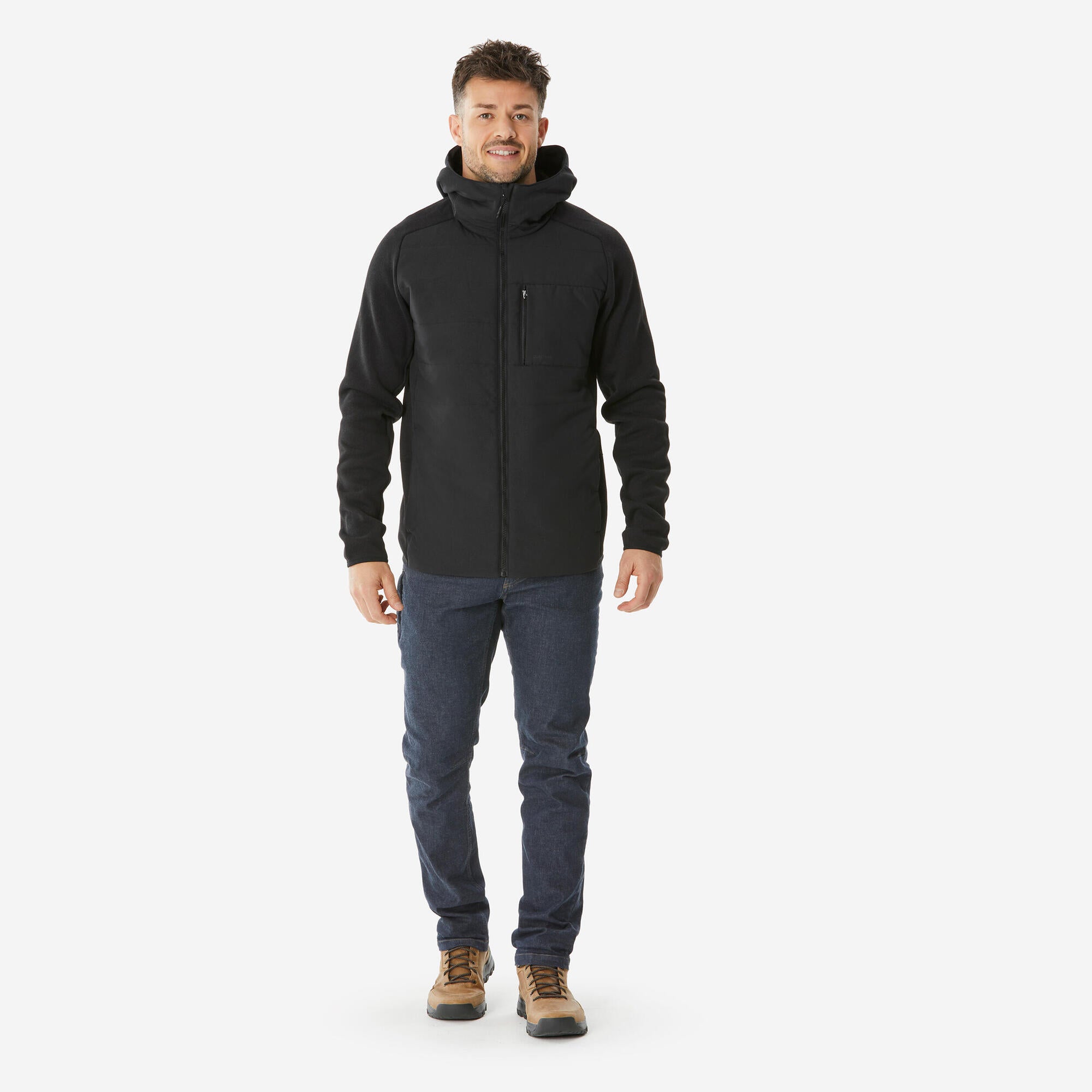 Quechua Men's NH500 Hybrid Hiking Sweatshirt – Decathlon