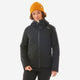 Smoked Black - Wedze Women's 500 Waterproof Ski Jacket