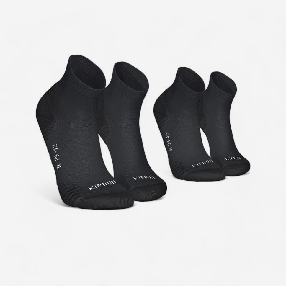 Kiprun 500 Thick Mid Running Socks - 2 Pairs