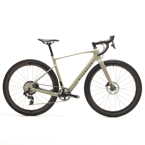Riverside GCR SRAM Force Carbon Gravel Bike - AXS Reynolds - Light Khaki / S / 5’1”