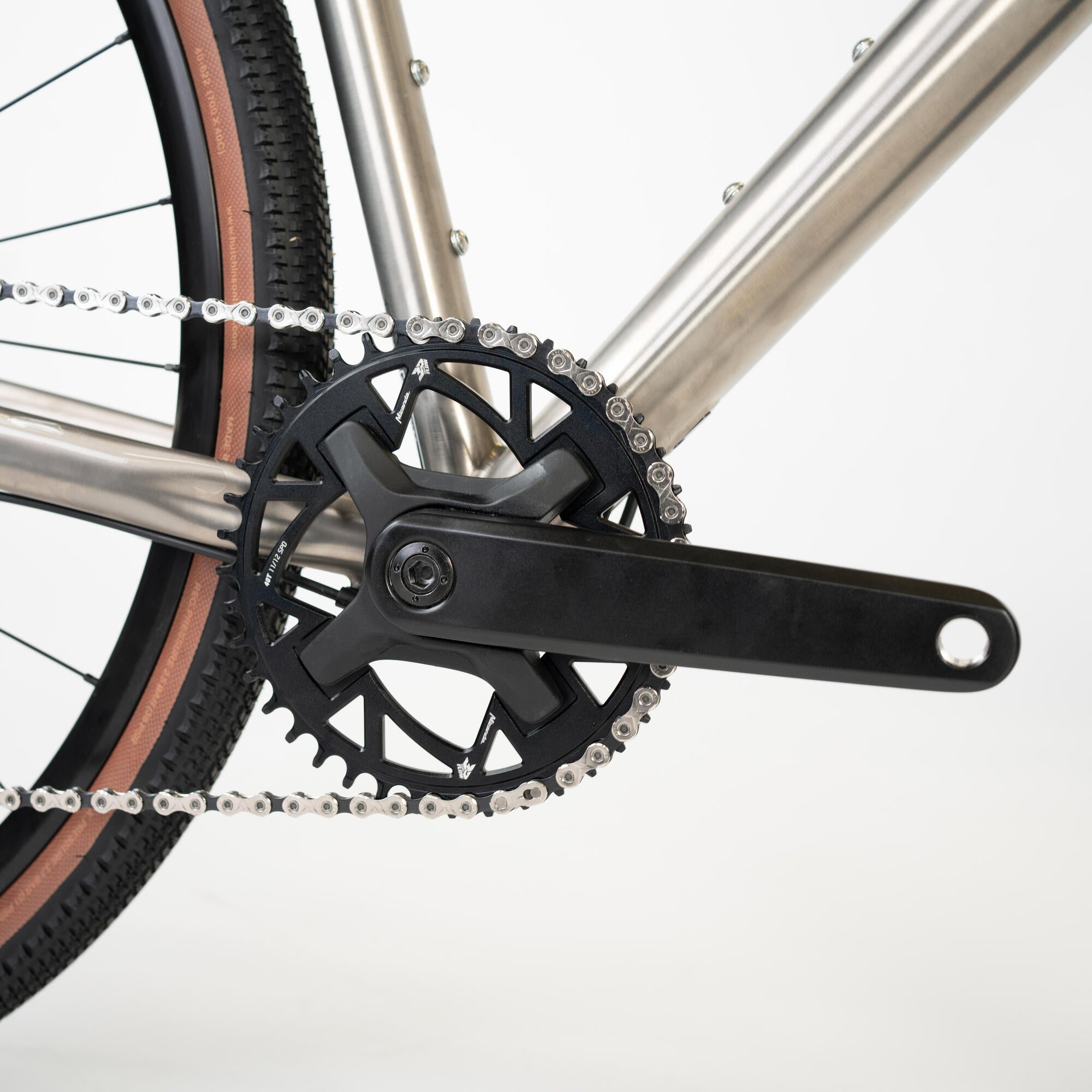 Triban GRVL 900 Ti Gravel Bike - Silver / XS / 5'1" - 5'5"