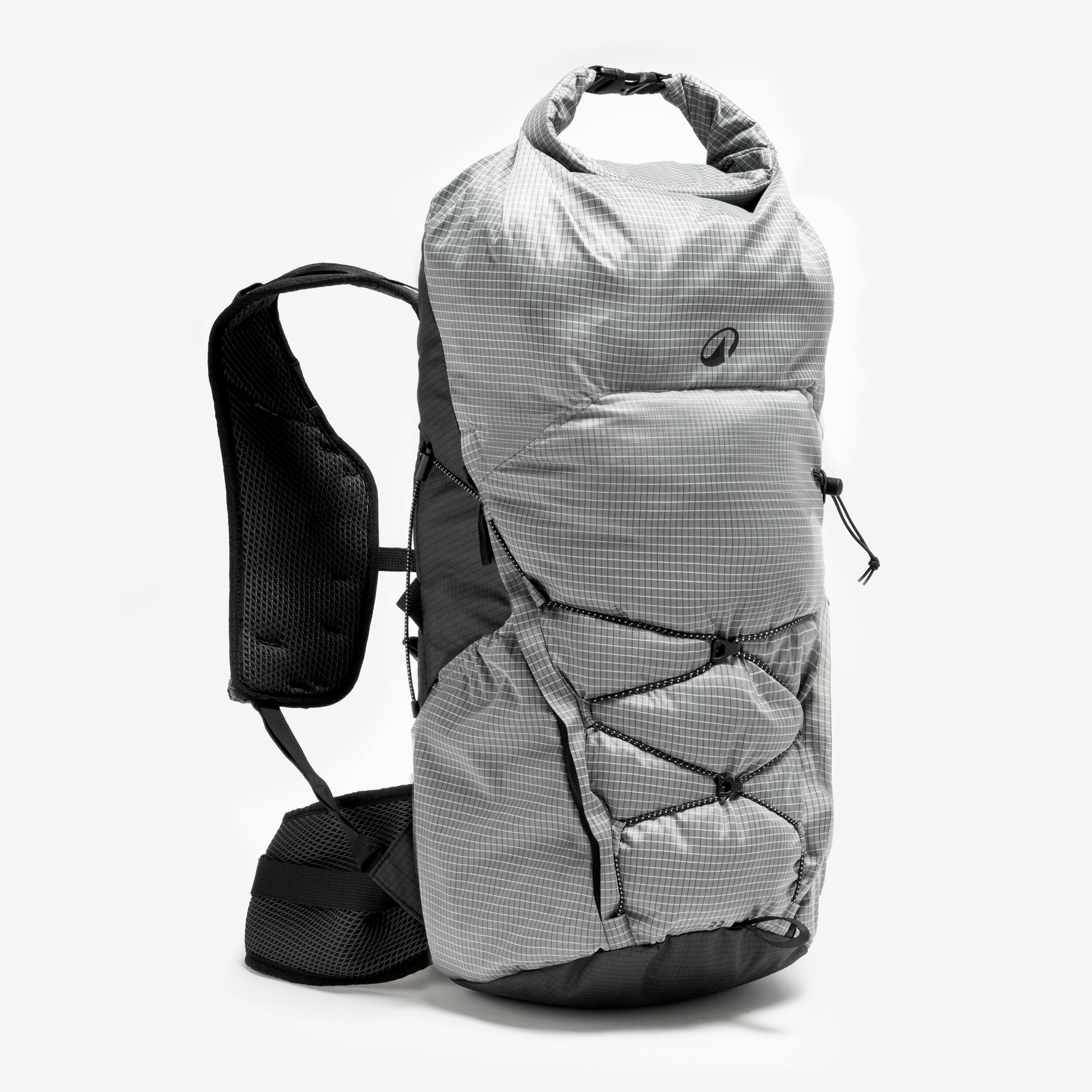 Quechua MH500 22L Lightweight Hiking Backpack Smoked Black / One Size