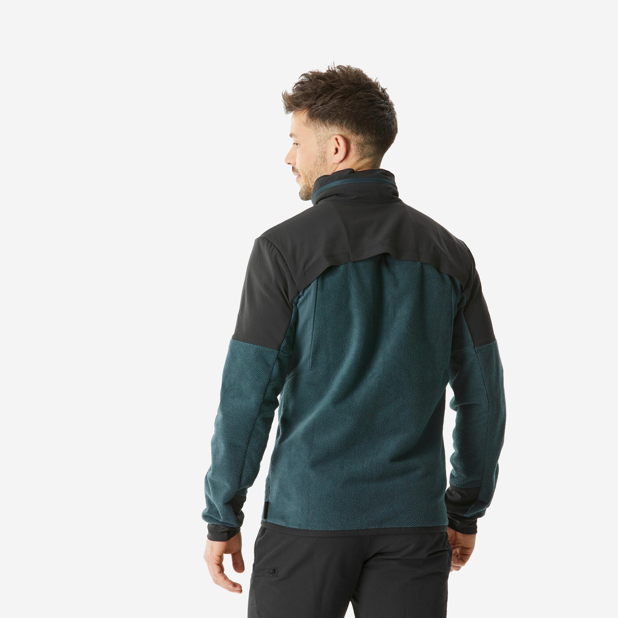 Quechua Men's MH500 Warm Water-Repellent Hiking Fleece Jacket