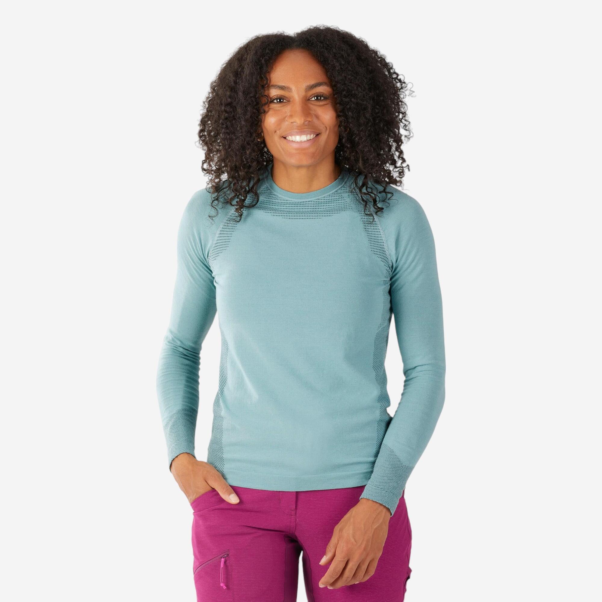 Simond Women's Alpinism Seamless Wool Long-Sleeve Shirt – Decathlon