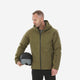 Golden Olive Green - Wedze Men's Warm Ski Jacket 500