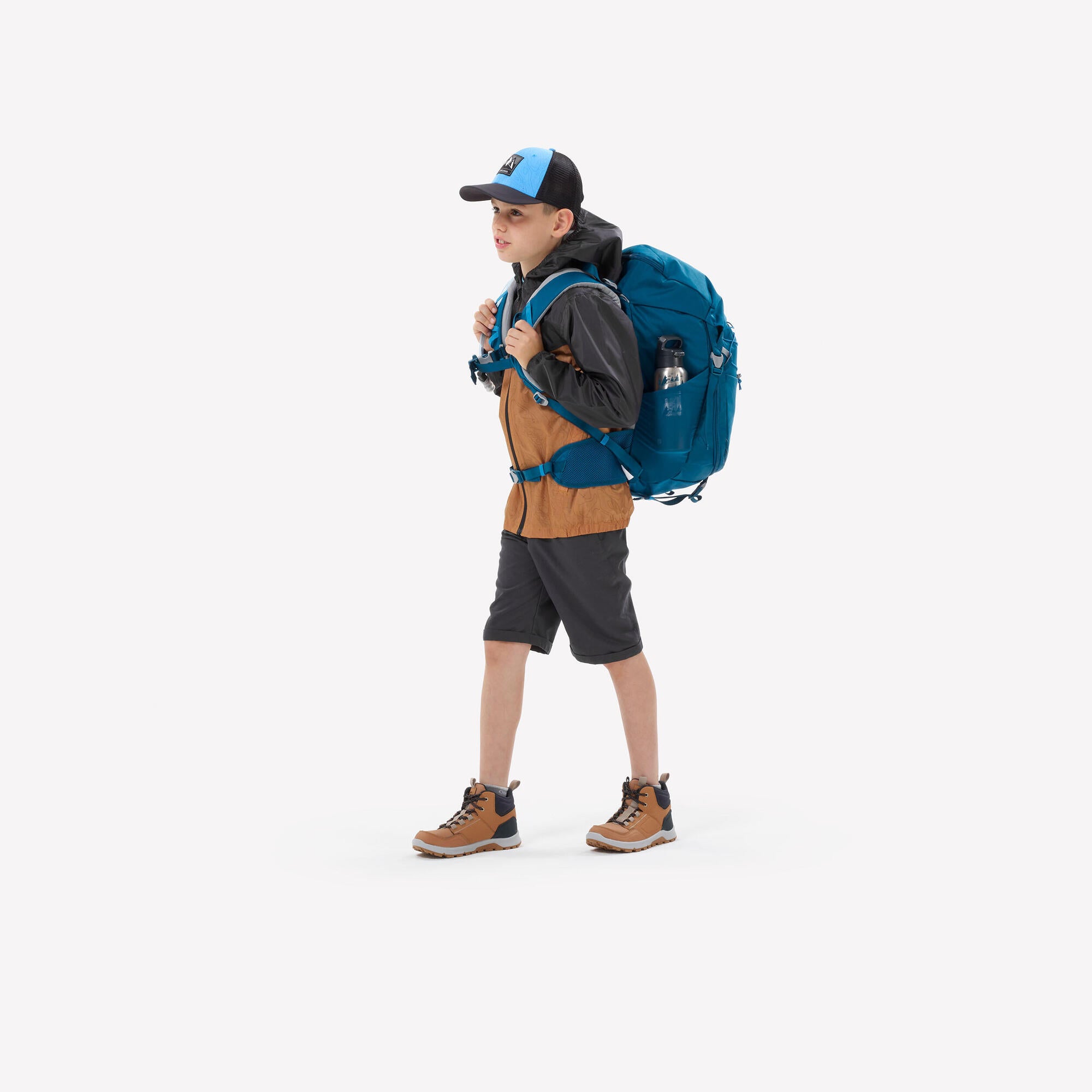 Quechua Children's Hiking 28 L Backpack Mh500 in Petrol Blue