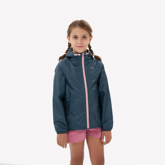 
Quechua Kids’ MH150 Waterproof Hiking Jacket – Ages 7–15,  Image  of 