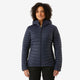 Asphalt Blue - Forclaz Women's MT100 Hooded Down Puffer Jacket