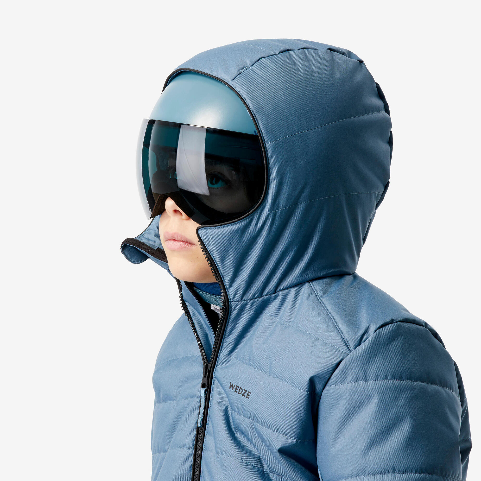 Wedze Kids' 100 Waterproof Puffer Ski Jacket – Decathlon