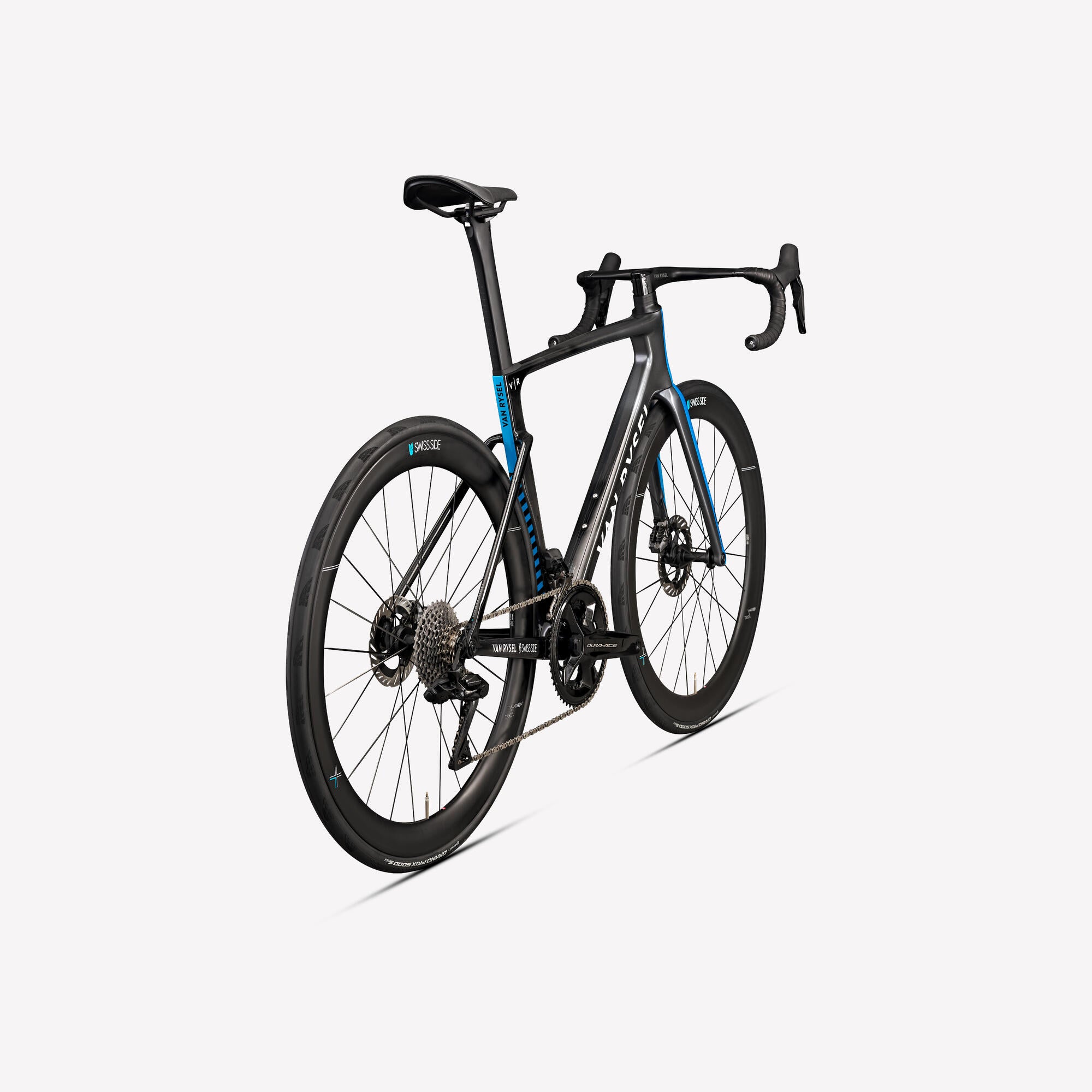 van rysel rennrad tour de france Van Rysel RCR Pro Replica Dura Ace Road Bike - Di2 AG2R Team - Charcoal / S / 5'3"