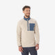 Lunar Beige - Quechua Men's NH500 Half-Zip Hiking Pullover