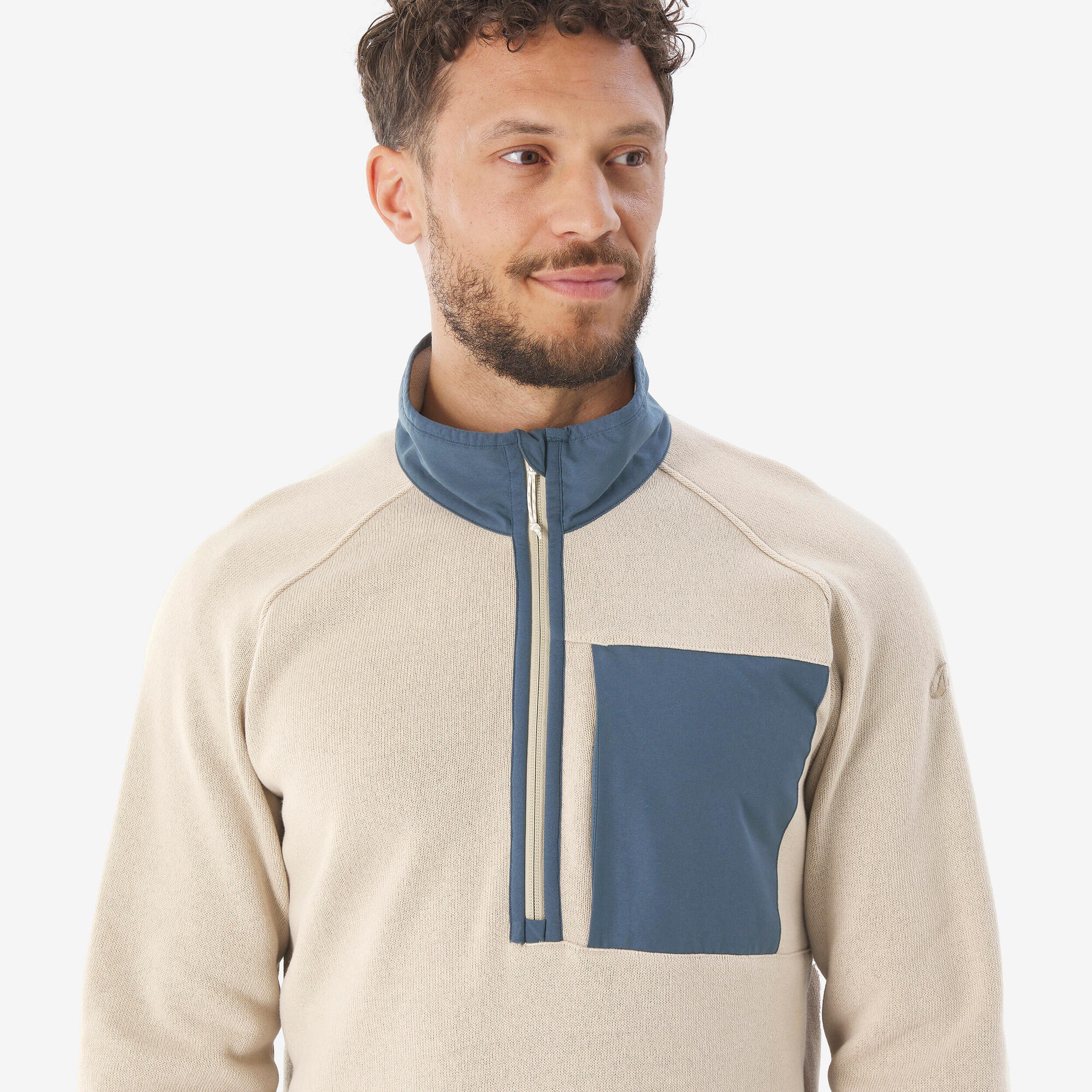 Quechua Men's NH500 Half-Zip Hiking Pullover – Decathlon