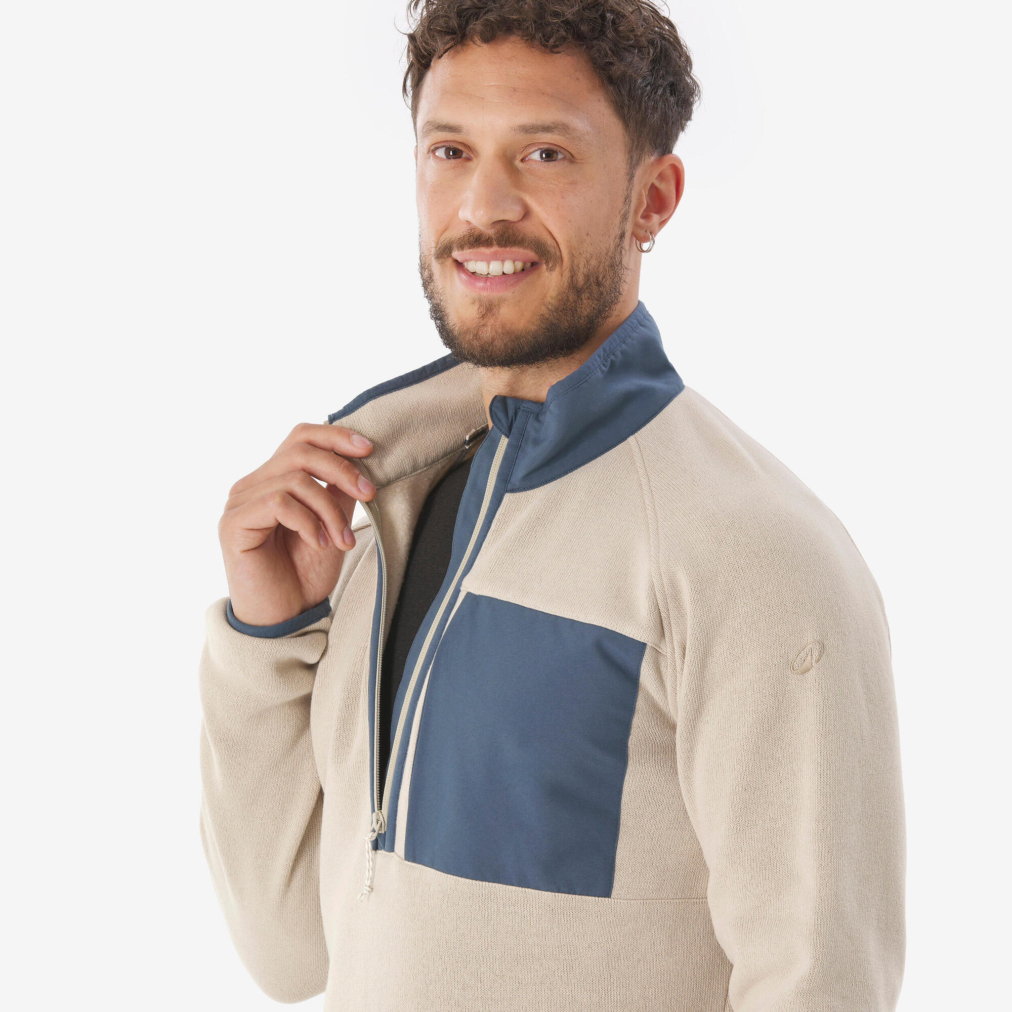 Quechua Men's NH500 Half-Zip Hiking Pullover – Decathlon