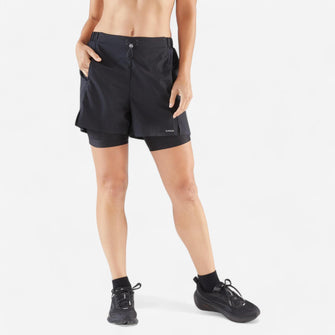
Kiprun Women's Run 500 2-in-1 Compression Running Shorts,  Image  of 