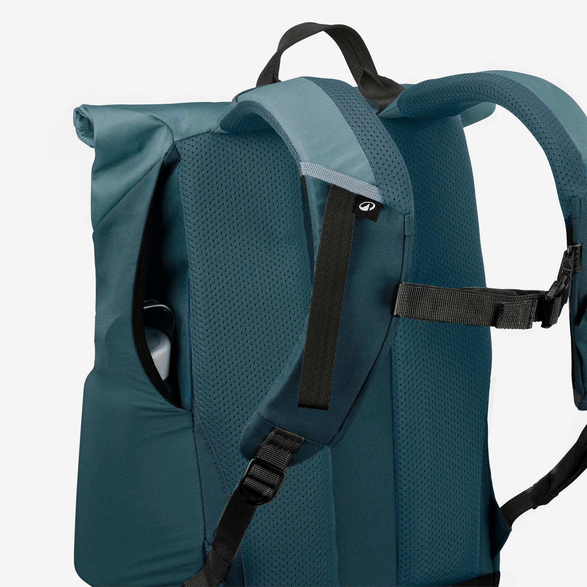 16l hiking backpack Quechua NH500 Escape 16L+4 Rolltop Hiking Backpack