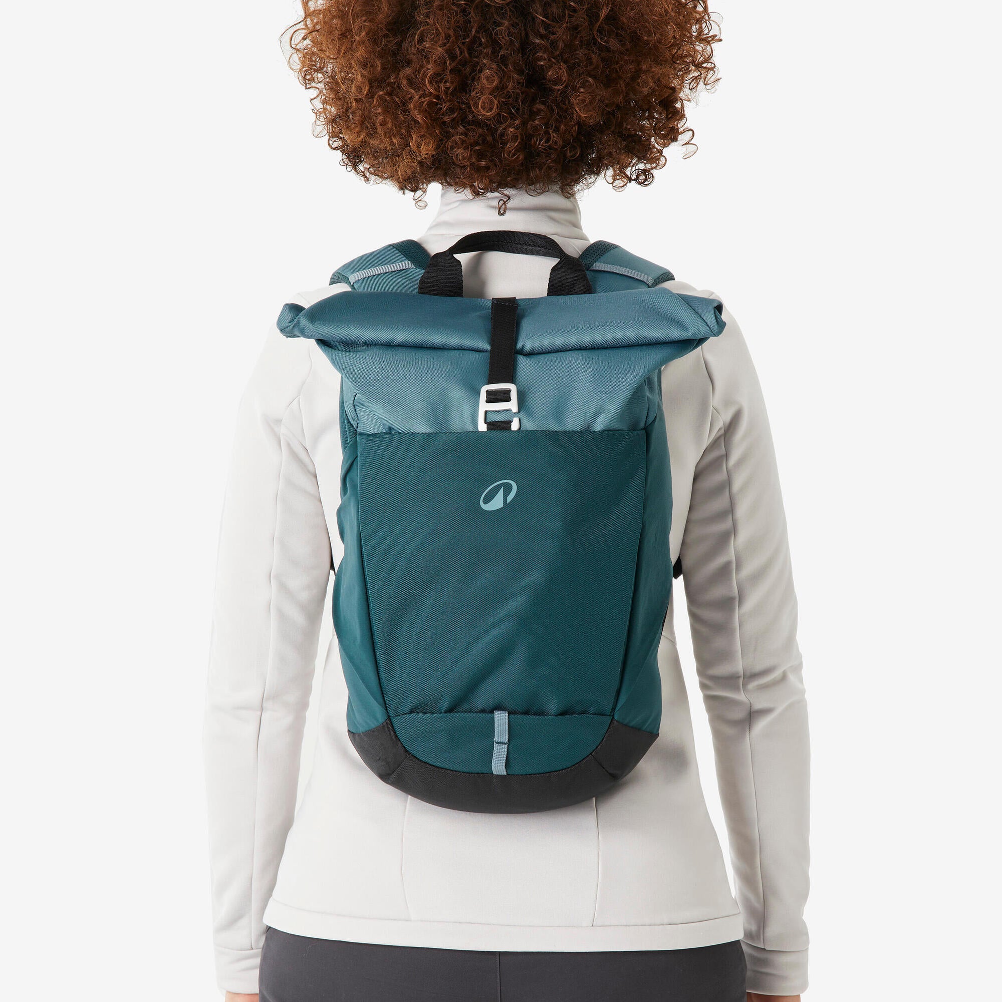 16l hiking backpack Quechua NH500 Escape 16L+4 Rolltop Hiking Backpack