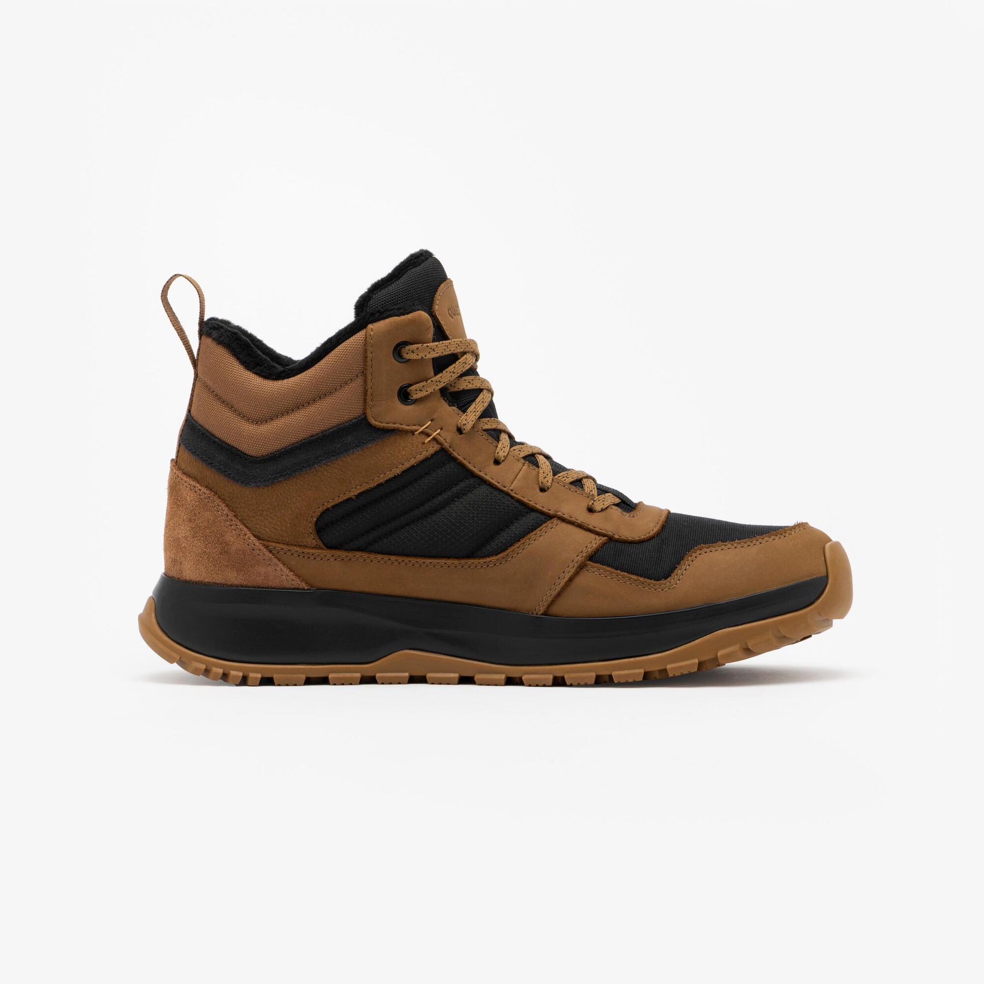 アセッテナイ Quechua Men's NH500 Warm Waterproof Mid Leather Hiking Boots