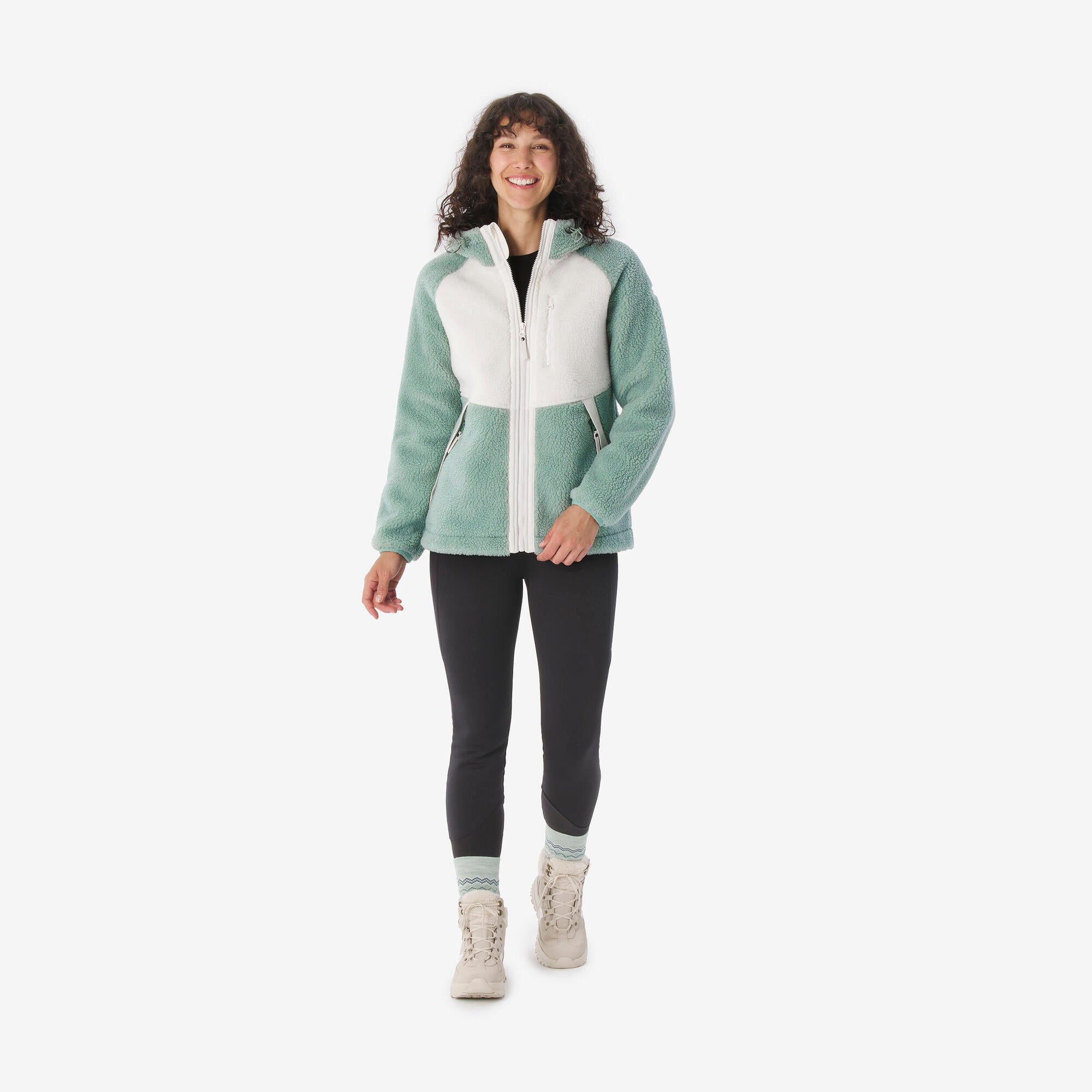 Quechua Women's NH900 Sherpa Hiking Fleece – Decathlon