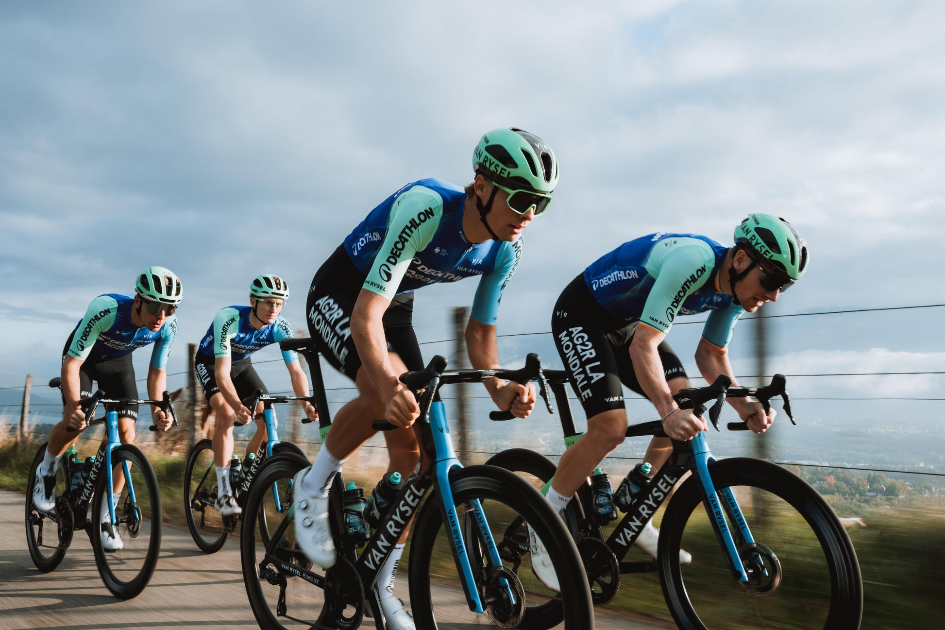 Logo Ag2r Bikes Van Rysel Road Cycling Replica Jersey AG2R La