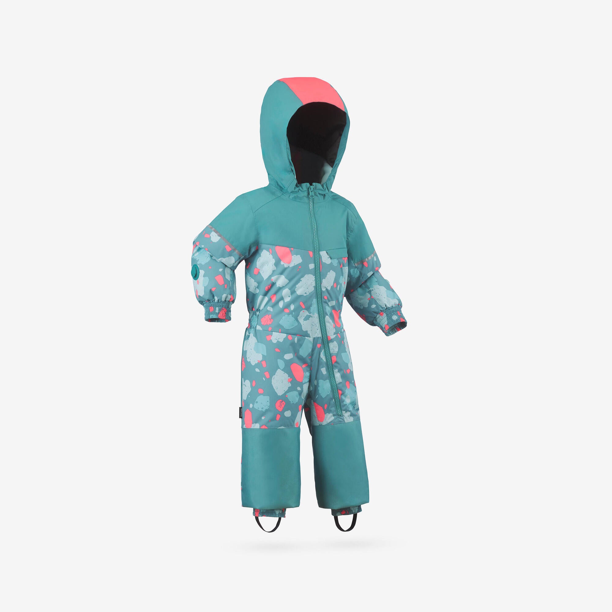 Wedze 子供用スキーウェア （サイズ91〜104cm） Wedze Kids' 500 Adjustable Waterproof Snowsuit – Decathlon