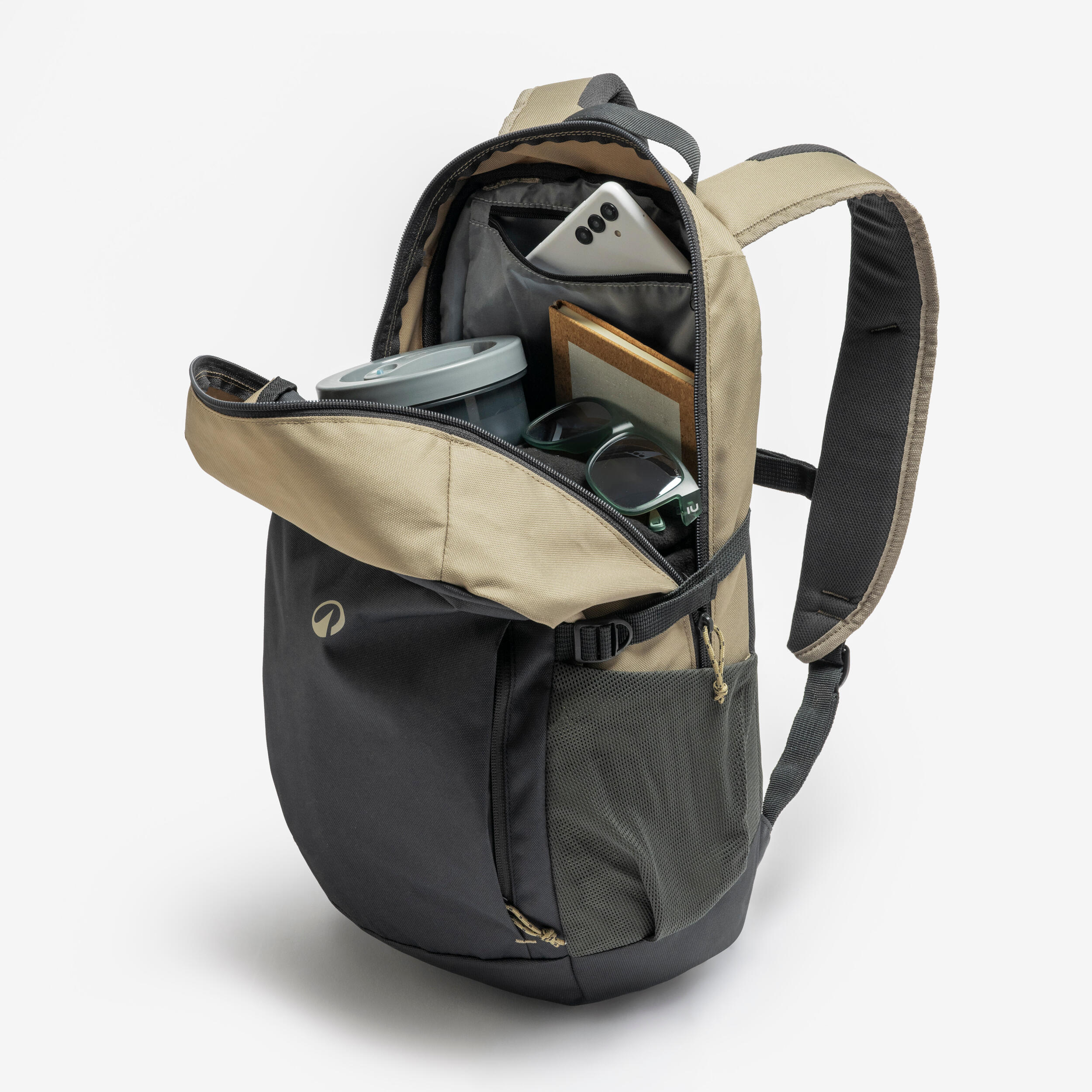 20L hiking backpack Arpenaz 100 - Beige - 8955893