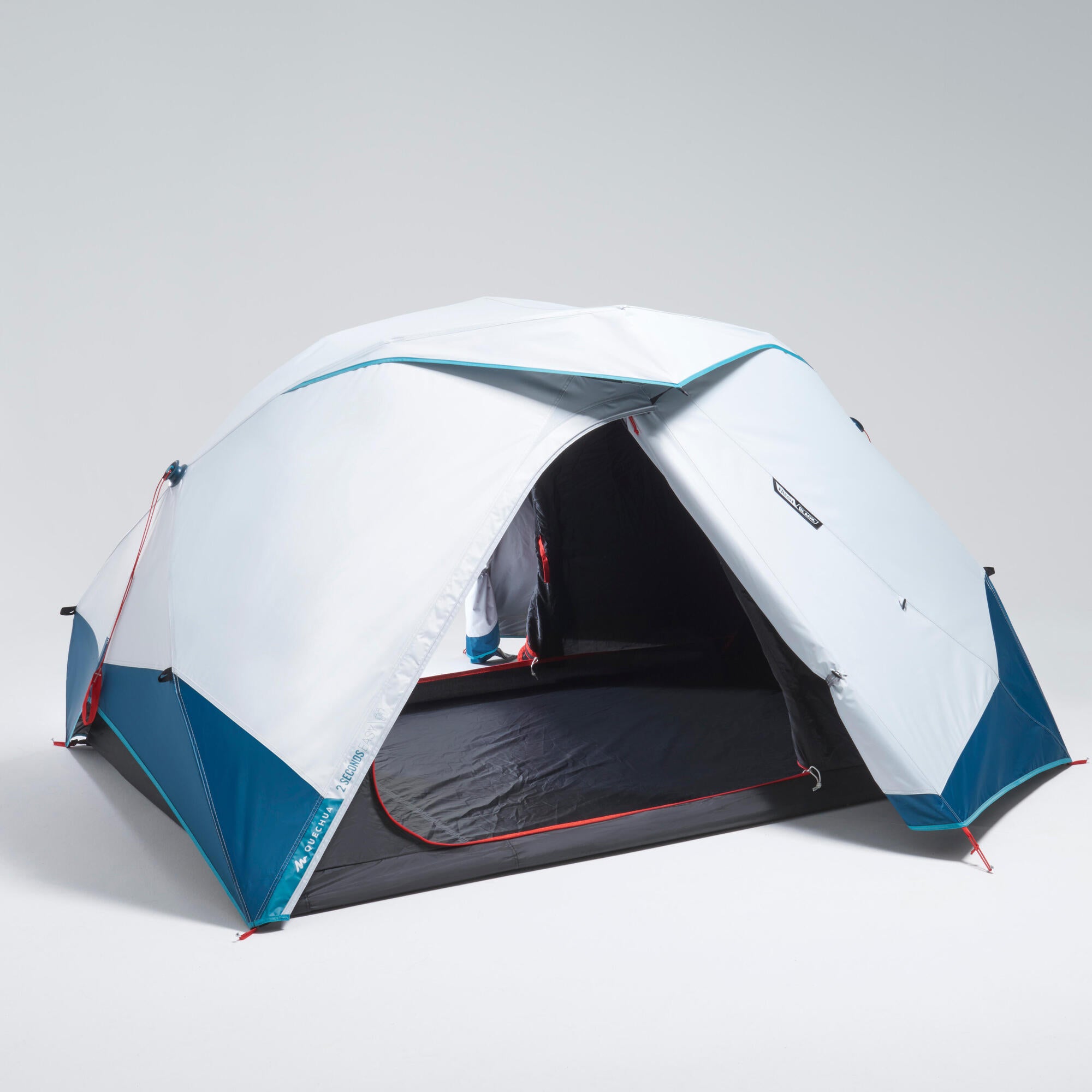 decathlon quechua tent 2 personen Quechua 2 Second Easy Fresh & Black Waterproof Pop Up Camping Tent 2 Person