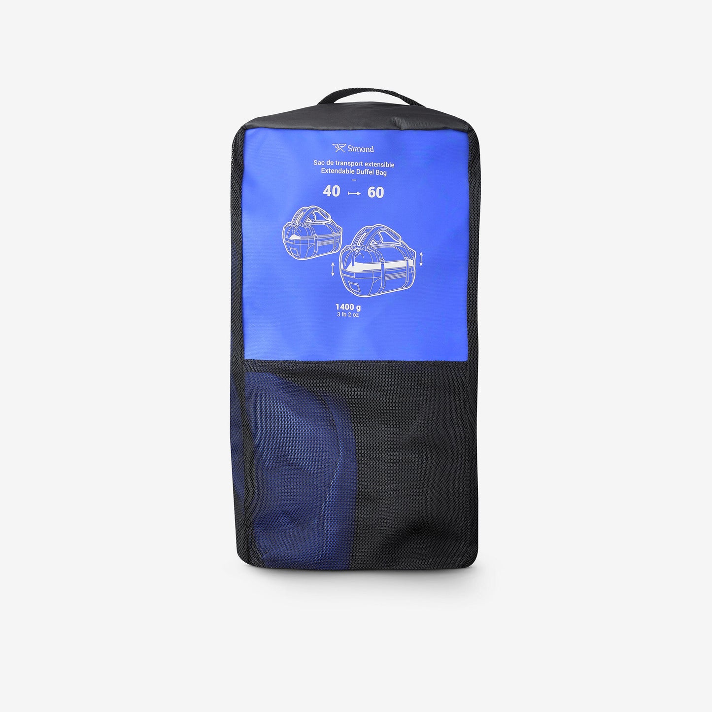 Trekking Carry Bag - 40 L to 60 L - DUFFEL 500 EXTEND