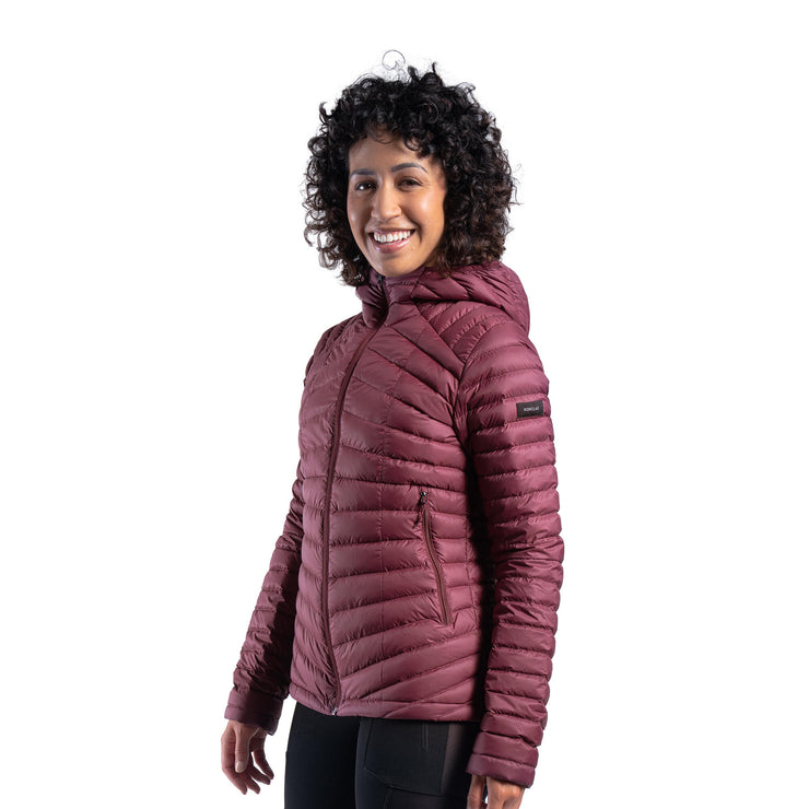Forclaz Women's MT100 Hooded Down Puffer Jacket | Decathlon