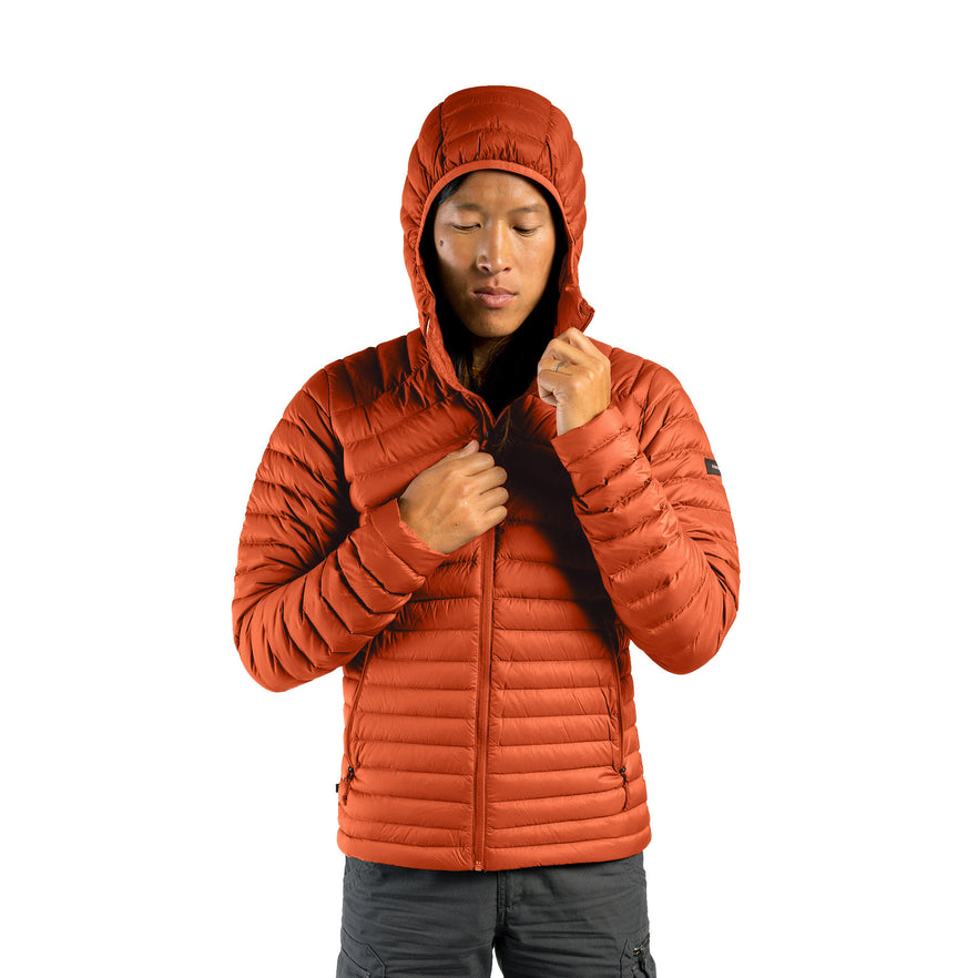 Forclaz Men's MT100 Hooded Down Puffer Jacket | Decathlon