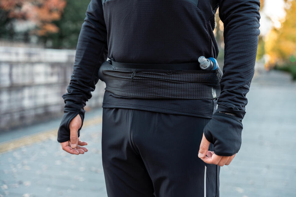 Kiprun Hydration Flask-Carrying Running Belt