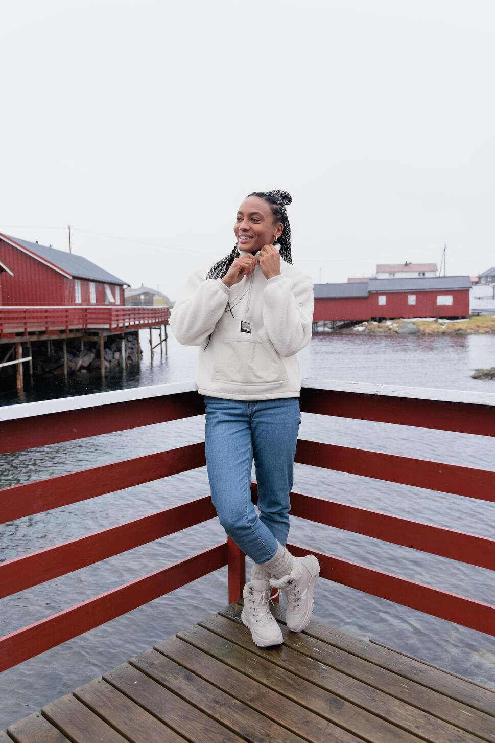 Quechua Women's MH100 Sherpa Fleece Pullover