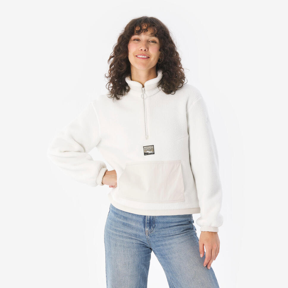 Quechua Women's MH100 Sherpa Fleece Pullover