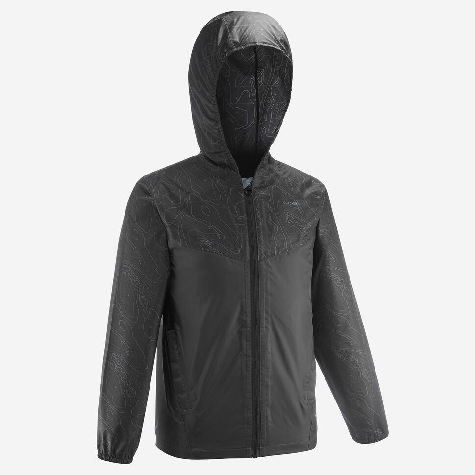 Quechua Kids’ MH150 Waterproof Hiking Jacket – Ages 7–15
