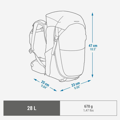 Quechua Kids’ MH500 28L Hiking Backpack