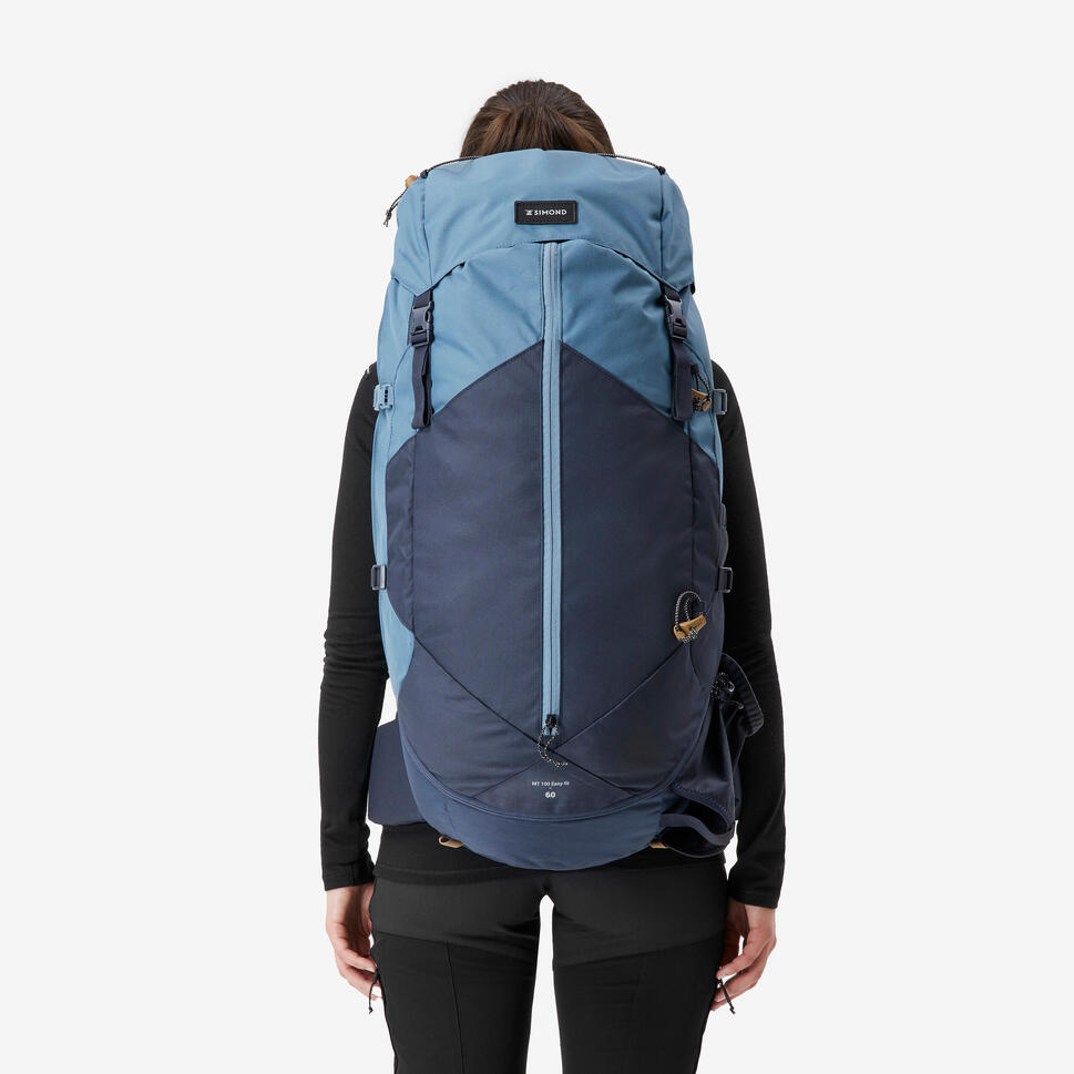 Simond Women's Mt100 Easyfit 60L Backpacking Pack Simond Women's Mt100 Easyfit 60L Backpacking Pack