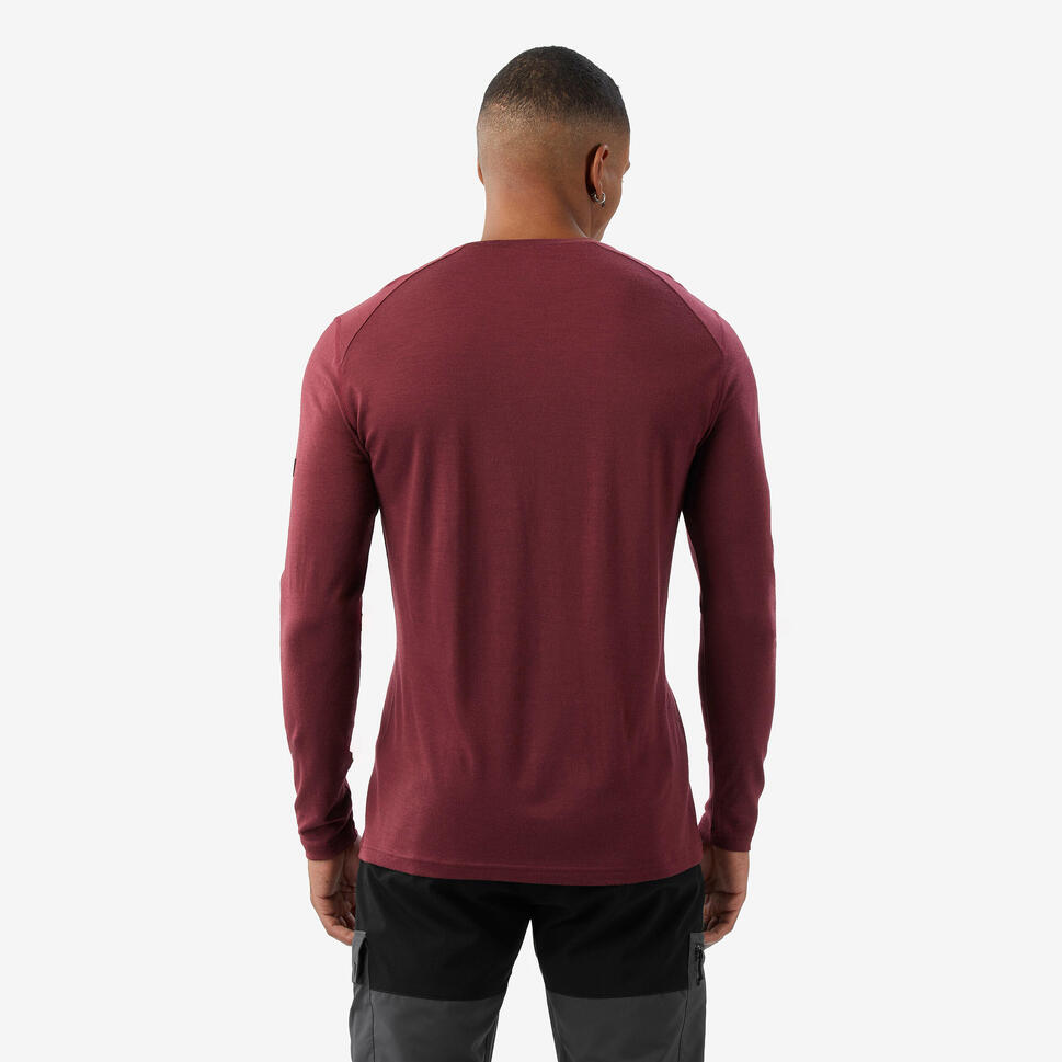 Simond Men's MT500 Long-sleeve 100% Merino Wool T-shirt – Decathlon