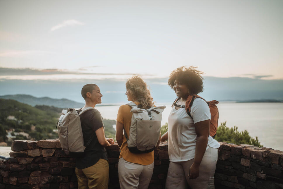 Quechua NH500 Escape 16L+4 Rolltop Hiking Backpack