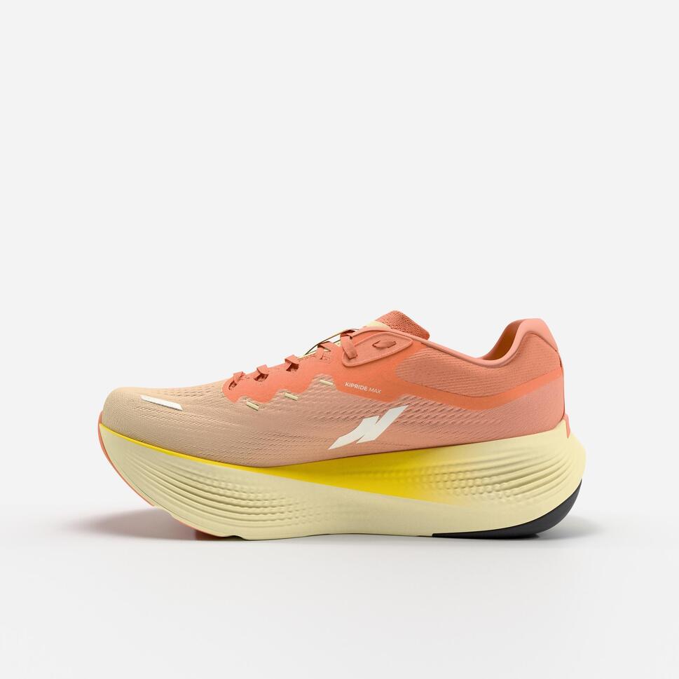 Women's road running shoes, Kiprun Kipride Max Yellow