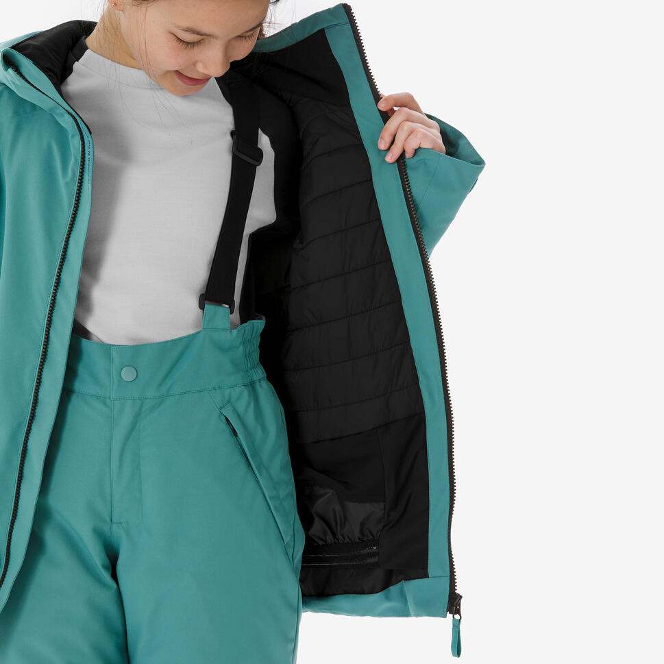Quechua Kids’ 500 Insulated and Waterproof Ski Jacket 500, 6-14 years