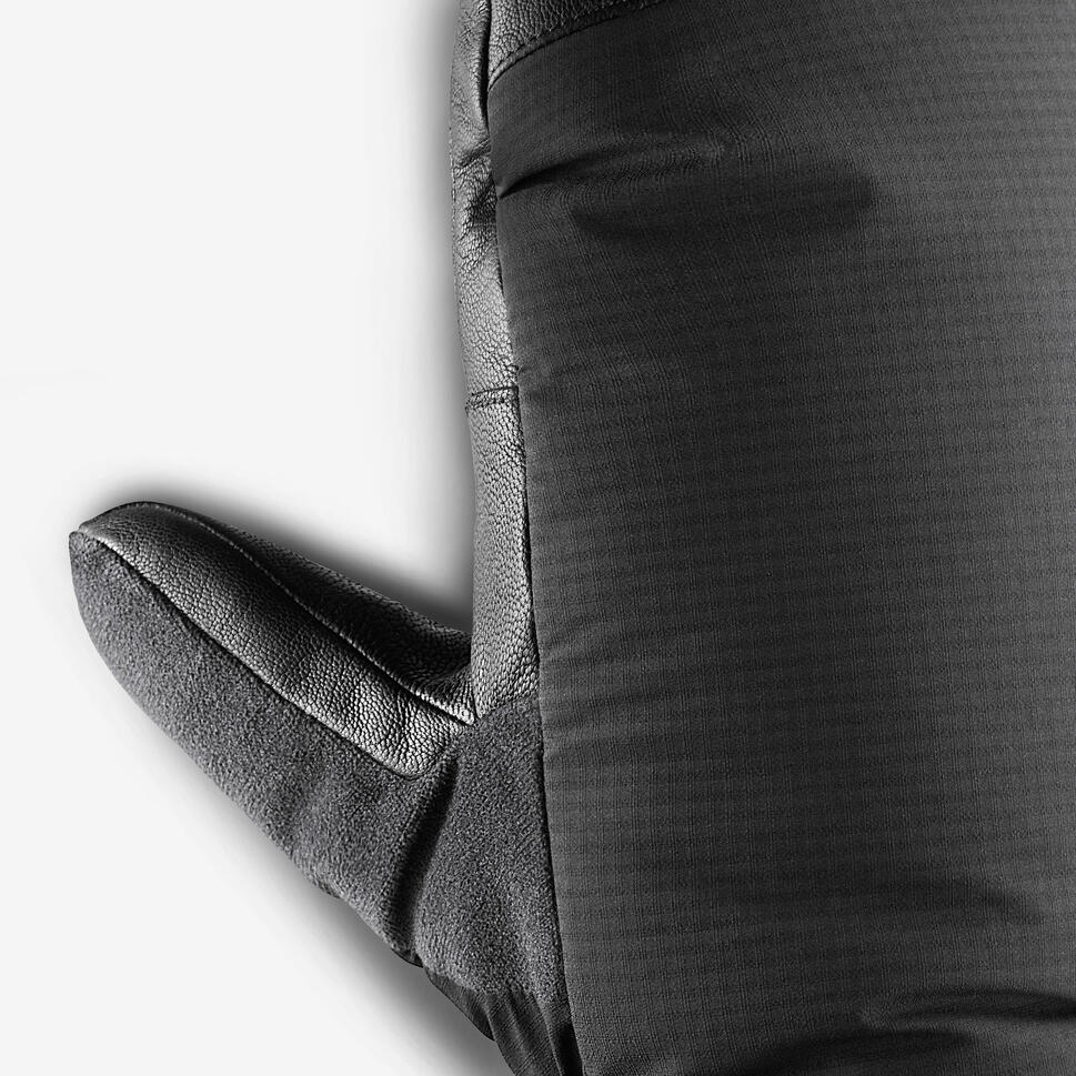 Adults’ warm ski mittens SKI500 - Black