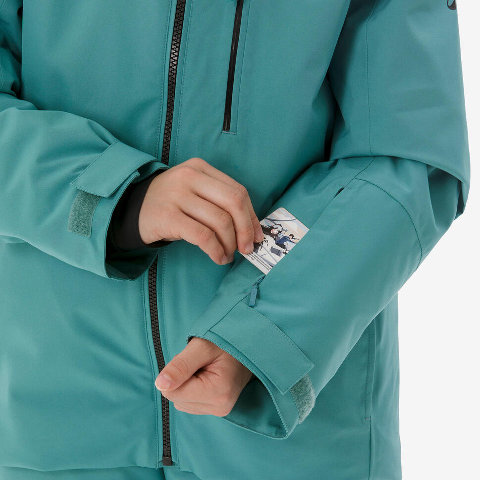 Quechua Kids’ 500 Insulated and Waterproof Ski Jacket 500, 6-14 years