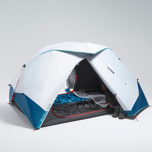 Quechua 2 Second Easy Fresh & Black Waterproof Pop Up Camping Tent 2 Person