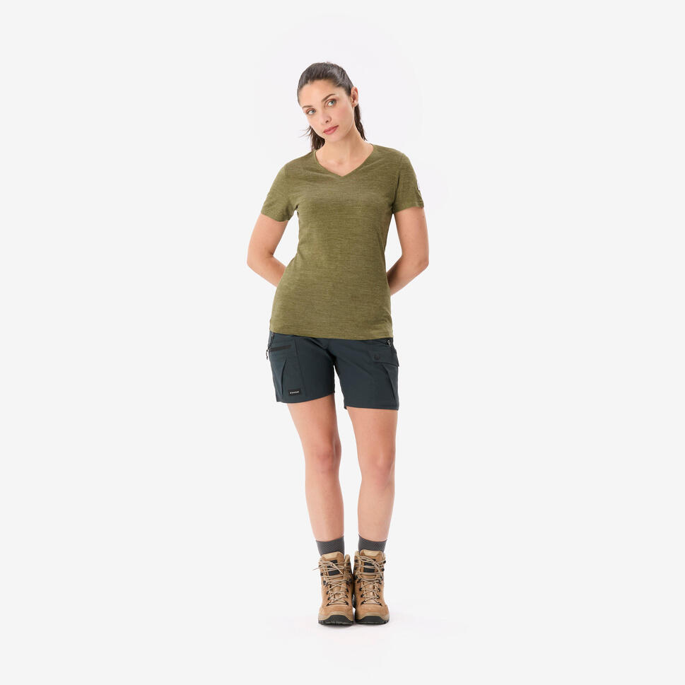 SIMOND Women's Travel 500 Merino Wool T-Shirt – Decathlon