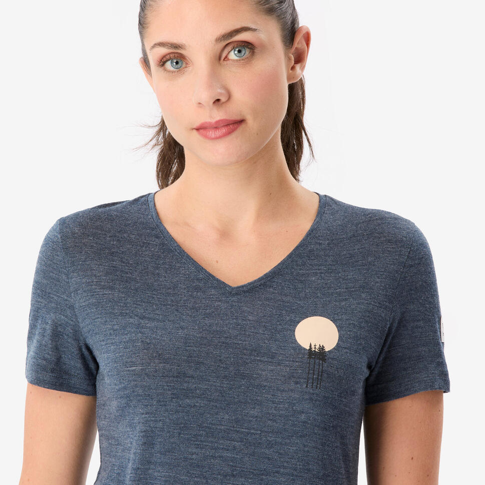 Simond Brand SIMOND Women's Travel 500 Merino Wool T-Shirt – Decathlon