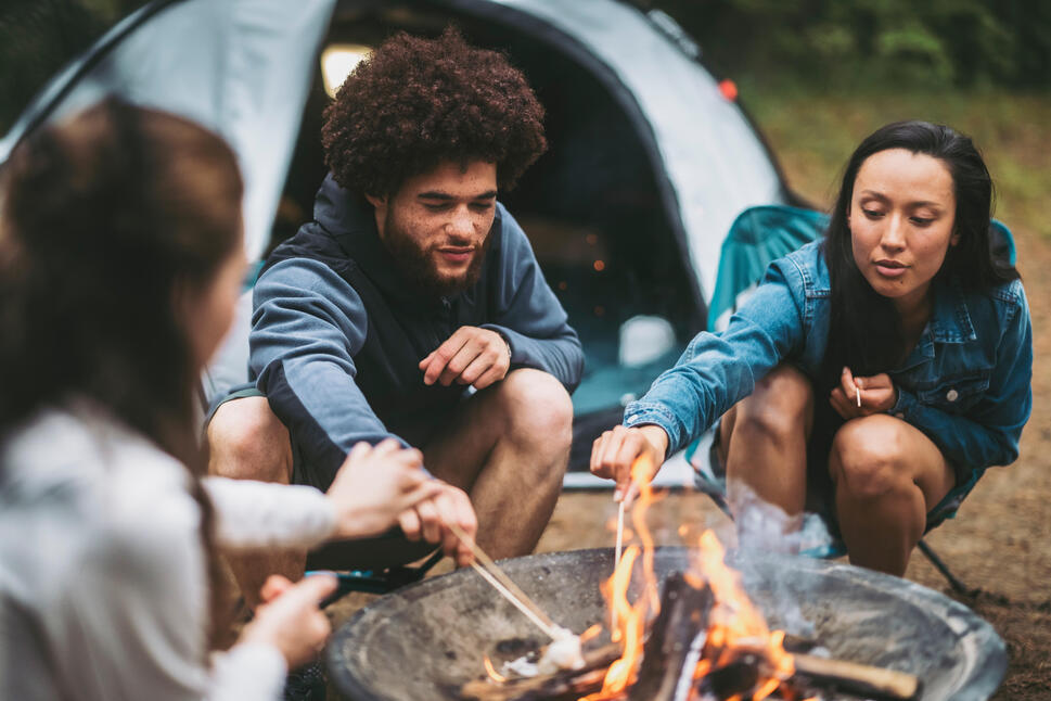 Quechua 2 Second Fresh & Black Waterproof Pop Up Camping Tent 3 Person