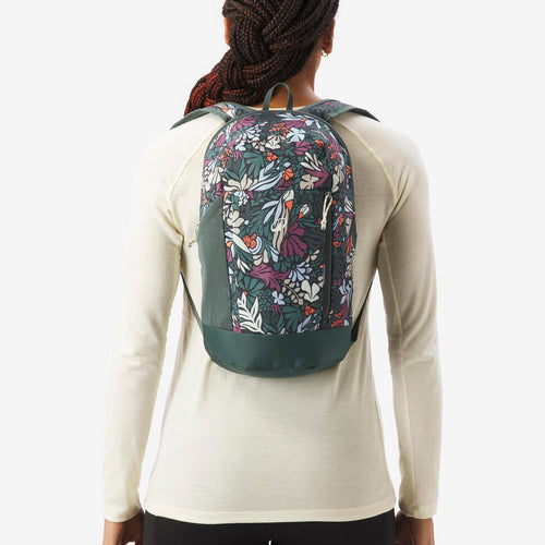 10 L hiking backpack, Arpenaz 100 - Flower