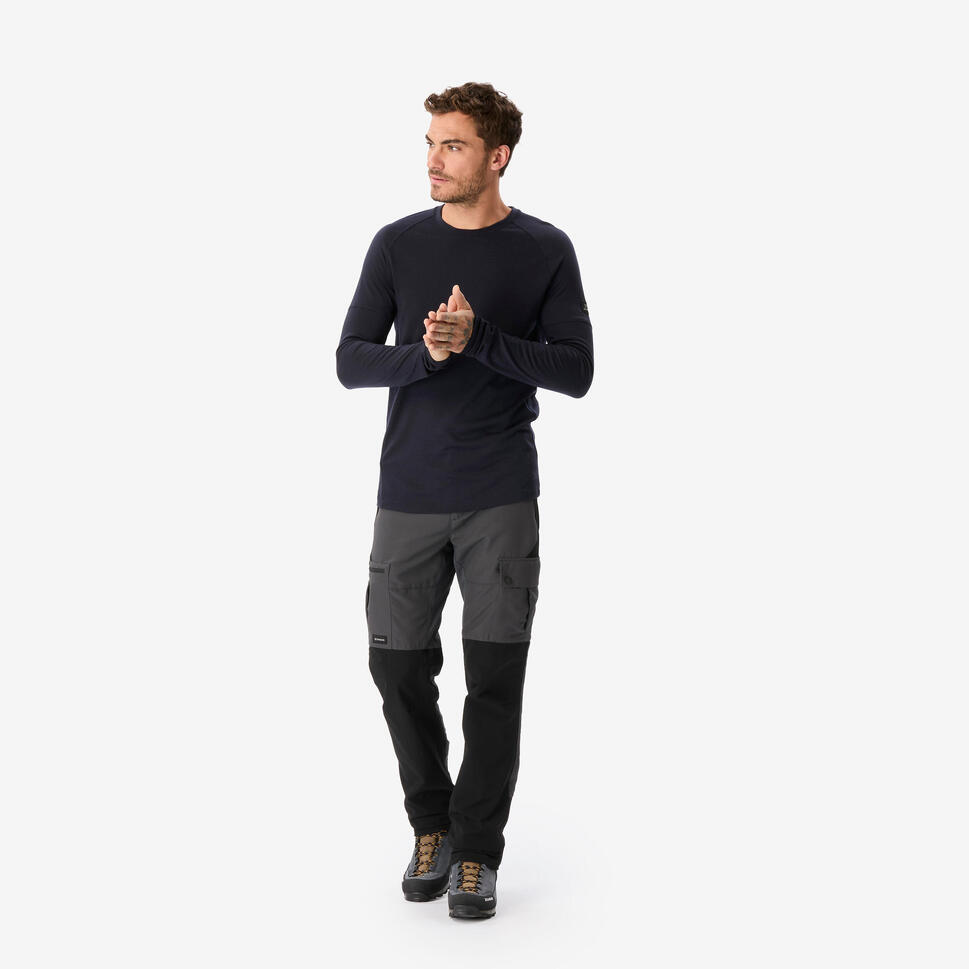 Simond Men's Long-Sleeved Merino Wool Shirt