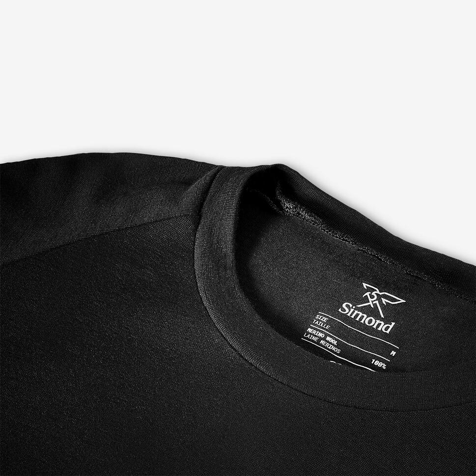 Simond Men's MT500 Long-sleeve 100% Merino Wool T-shirt